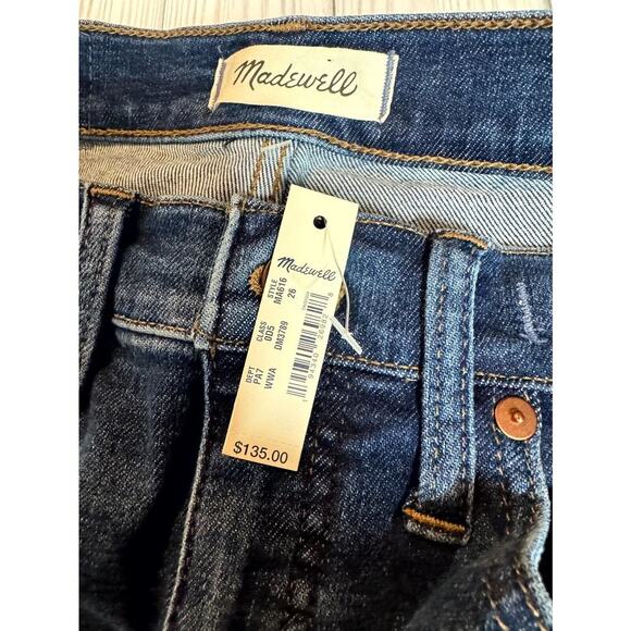 Madewell Jeans Womens 26 Blue Denim Medium Wash 10-Inch High-Rise Skinny Classic - Picture 4 of 5